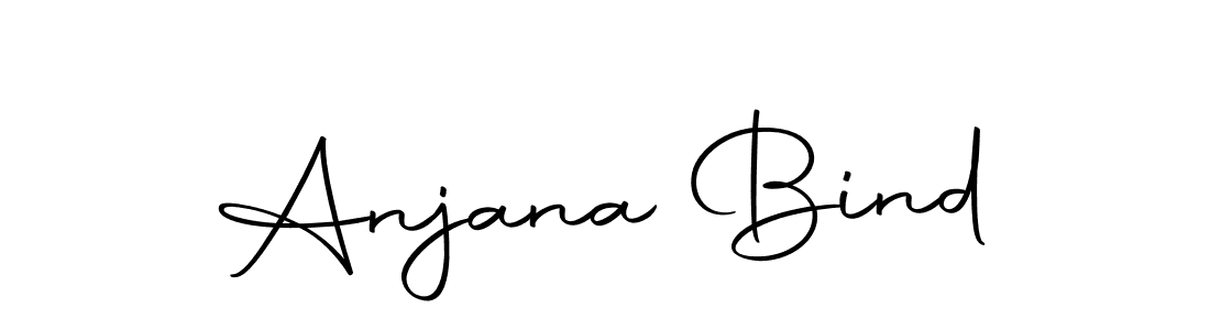 Make a beautiful signature design for name Anjana Bind. With this signature (Autography-DOLnW) style, you can create a handwritten signature for free. Anjana Bind signature style 10 images and pictures png