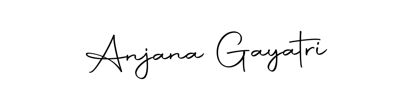 Use a signature maker to create a handwritten signature online. With this signature software, you can design (Autography-DOLnW) your own signature for name Anjana Gayatri. Anjana Gayatri signature style 10 images and pictures png
