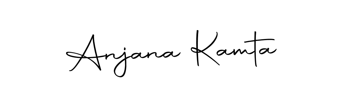 if you are searching for the best signature style for your name Anjana Kamta. so please give up your signature search. here we have designed multiple signature styles  using Autography-DOLnW. Anjana Kamta signature style 10 images and pictures png