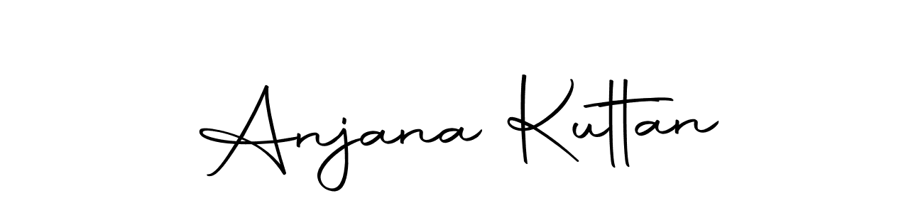 Here are the top 10 professional signature styles for the name Anjana Kuttan. These are the best autograph styles you can use for your name. Anjana Kuttan signature style 10 images and pictures png