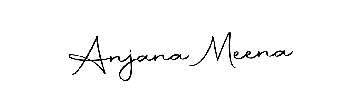 You should practise on your own different ways (Autography-DOLnW) to write your name (Anjana Meena) in signature. don't let someone else do it for you. Anjana Meena signature style 10 images and pictures png