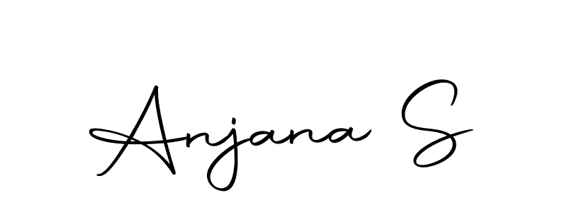 The best way (Autography-DOLnW) to make a short signature is to pick only two or three words in your name. The name Anjana S include a total of six letters. For converting this name. Anjana S signature style 10 images and pictures png