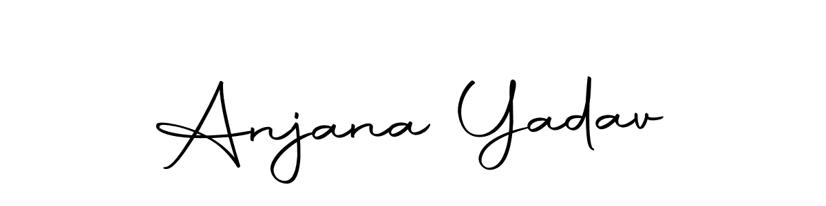 Make a short Anjana Yadav signature style. Manage your documents anywhere anytime using Autography-DOLnW. Create and add eSignatures, submit forms, share and send files easily. Anjana Yadav signature style 10 images and pictures png