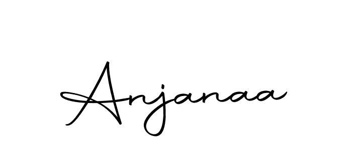 Make a beautiful signature design for name Anjanaa. With this signature (Autography-DOLnW) style, you can create a handwritten signature for free. Anjanaa signature style 10 images and pictures png
