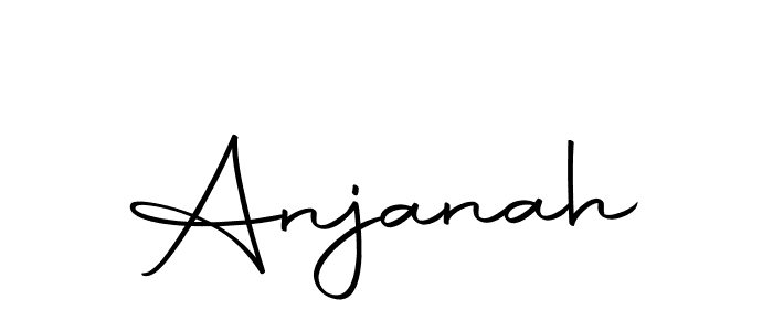 Make a beautiful signature design for name Anjanah. Use this online signature maker to create a handwritten signature for free. Anjanah signature style 10 images and pictures png