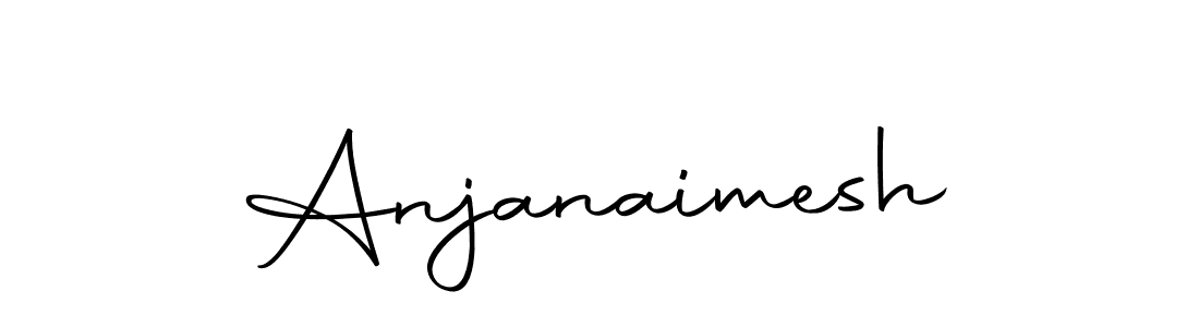 Use a signature maker to create a handwritten signature online. With this signature software, you can design (Autography-DOLnW) your own signature for name Anjanaimesh. Anjanaimesh signature style 10 images and pictures png