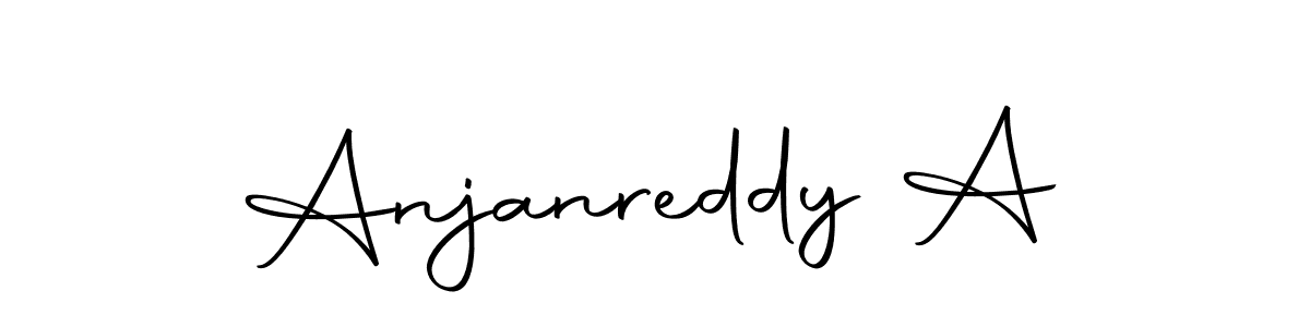 Design your own signature with our free online signature maker. With this signature software, you can create a handwritten (Autography-DOLnW) signature for name Anjanreddy A. Anjanreddy A signature style 10 images and pictures png