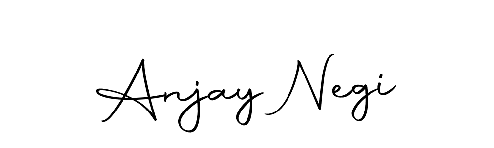 Anjay Negi stylish signature style. Best Handwritten Sign (Autography-DOLnW) for my name. Handwritten Signature Collection Ideas for my name Anjay Negi. Anjay Negi signature style 10 images and pictures png