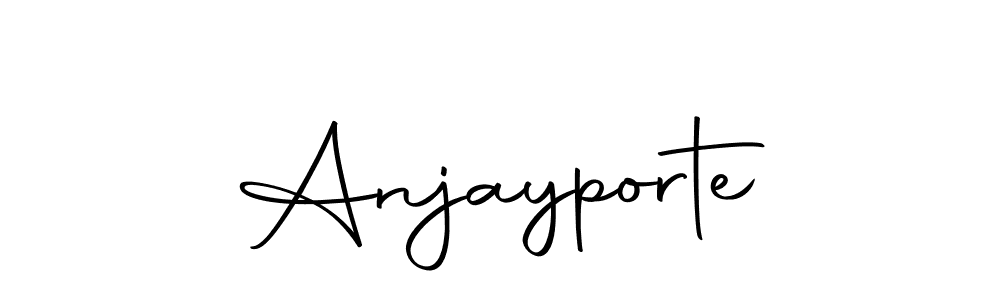 Anjayporte stylish signature style. Best Handwritten Sign (Autography-DOLnW) for my name. Handwritten Signature Collection Ideas for my name Anjayporte. Anjayporte signature style 10 images and pictures png