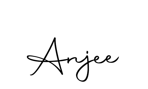 How to make Anjee signature? Autography-DOLnW is a professional autograph style. Create handwritten signature for Anjee name. Anjee signature style 10 images and pictures png