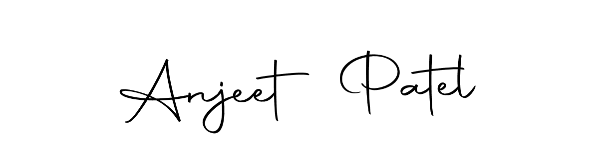 The best way (Autography-DOLnW) to make a short signature is to pick only two or three words in your name. The name Anjeet Patel include a total of six letters. For converting this name. Anjeet Patel signature style 10 images and pictures png