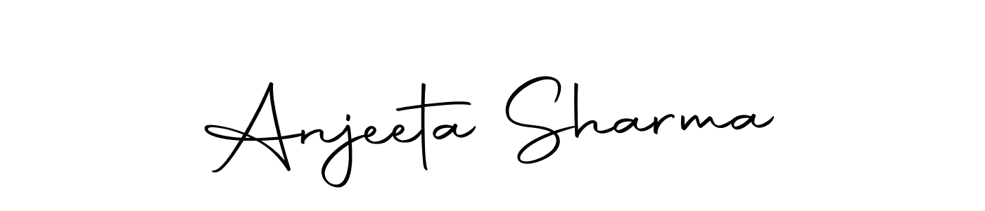 Create a beautiful signature design for name Anjeeta Sharma. With this signature (Autography-DOLnW) fonts, you can make a handwritten signature for free. Anjeeta Sharma signature style 10 images and pictures png