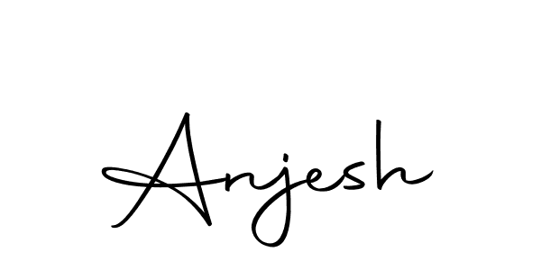 Design your own signature with our free online signature maker. With this signature software, you can create a handwritten (Autography-DOLnW) signature for name Anjesh. Anjesh signature style 10 images and pictures png