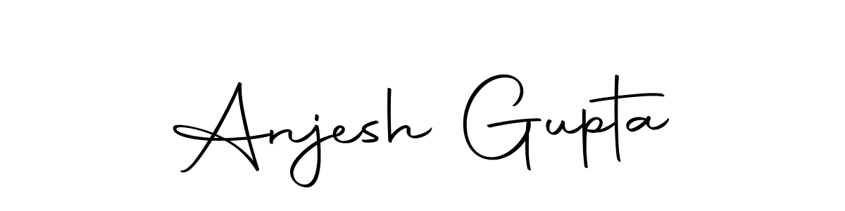 Anjesh Gupta stylish signature style. Best Handwritten Sign (Autography-DOLnW) for my name. Handwritten Signature Collection Ideas for my name Anjesh Gupta. Anjesh Gupta signature style 10 images and pictures png