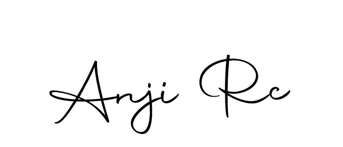 Use a signature maker to create a handwritten signature online. With this signature software, you can design (Autography-DOLnW) your own signature for name Anji Rc. Anji Rc signature style 10 images and pictures png