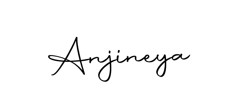 Use a signature maker to create a handwritten signature online. With this signature software, you can design (Autography-DOLnW) your own signature for name Anjineya. Anjineya signature style 10 images and pictures png