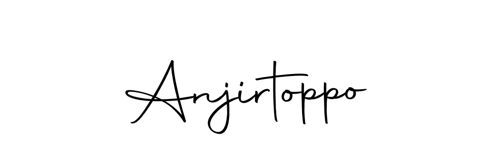 Create a beautiful signature design for name Anjirtoppo. With this signature (Autography-DOLnW) fonts, you can make a handwritten signature for free. Anjirtoppo signature style 10 images and pictures png