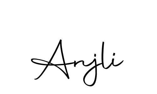 Make a short Anjli signature style. Manage your documents anywhere anytime using Autography-DOLnW. Create and add eSignatures, submit forms, share and send files easily. Anjli signature style 10 images and pictures png