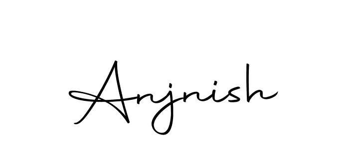 Anjnish stylish signature style. Best Handwritten Sign (Autography-DOLnW) for my name. Handwritten Signature Collection Ideas for my name Anjnish. Anjnish signature style 10 images and pictures png