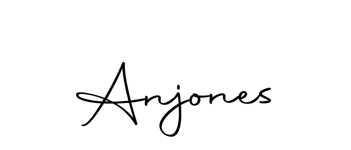 Design your own signature with our free online signature maker. With this signature software, you can create a handwritten (Autography-DOLnW) signature for name Anjones. Anjones signature style 10 images and pictures png