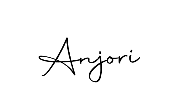 How to make Anjori name signature. Use Autography-DOLnW style for creating short signs online. This is the latest handwritten sign. Anjori signature style 10 images and pictures png