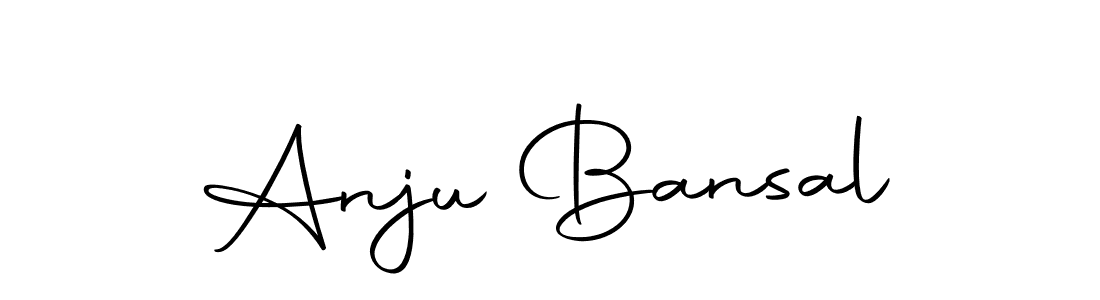 Use a signature maker to create a handwritten signature online. With this signature software, you can design (Autography-DOLnW) your own signature for name Anju Bansal. Anju Bansal signature style 10 images and pictures png
