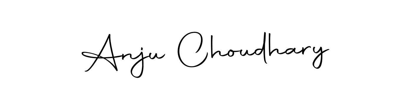 Design your own signature with our free online signature maker. With this signature software, you can create a handwritten (Autography-DOLnW) signature for name Anju Choudhary. Anju Choudhary signature style 10 images and pictures png