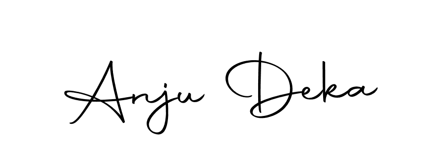 How to make Anju Deka signature? Autography-DOLnW is a professional autograph style. Create handwritten signature for Anju Deka name. Anju Deka signature style 10 images and pictures png