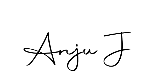 Here are the top 10 professional signature styles for the name Anju J. These are the best autograph styles you can use for your name. Anju J signature style 10 images and pictures png