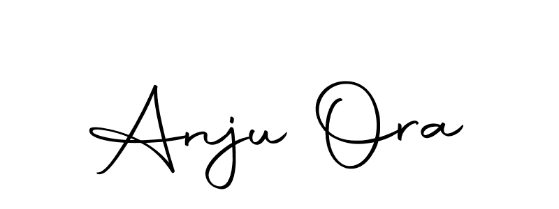 Anju Ora stylish signature style. Best Handwritten Sign (Autography-DOLnW) for my name. Handwritten Signature Collection Ideas for my name Anju Ora. Anju Ora signature style 10 images and pictures png