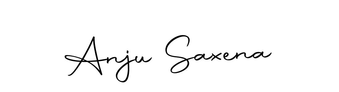 Create a beautiful signature design for name Anju Saxena. With this signature (Autography-DOLnW) fonts, you can make a handwritten signature for free. Anju Saxena signature style 10 images and pictures png