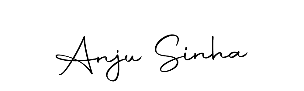 Make a beautiful signature design for name Anju Sinha. Use this online signature maker to create a handwritten signature for free. Anju Sinha signature style 10 images and pictures png