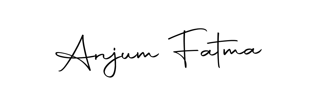 Design your own signature with our free online signature maker. With this signature software, you can create a handwritten (Autography-DOLnW) signature for name Anjum Fatma. Anjum Fatma signature style 10 images and pictures png