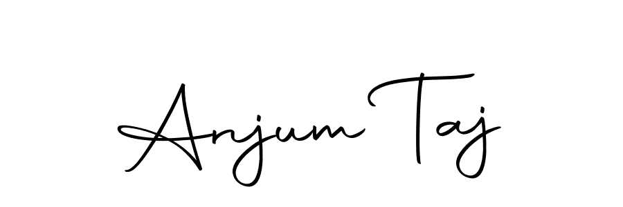 How to make Anjum Taj signature? Autography-DOLnW is a professional autograph style. Create handwritten signature for Anjum Taj name. Anjum Taj signature style 10 images and pictures png