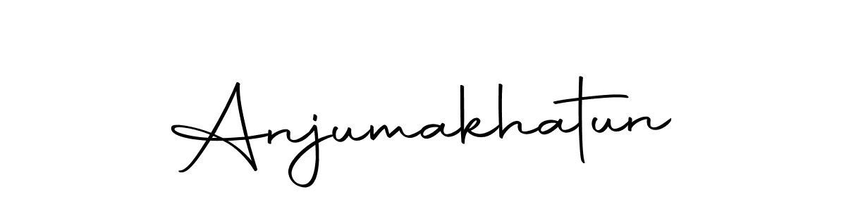 The best way (Autography-DOLnW) to make a short signature is to pick only two or three words in your name. The name Anjumakhatun include a total of six letters. For converting this name. Anjumakhatun signature style 10 images and pictures png
