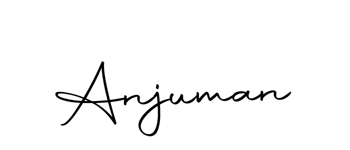 You should practise on your own different ways (Autography-DOLnW) to write your name (Anjuman) in signature. don't let someone else do it for you. Anjuman signature style 10 images and pictures png