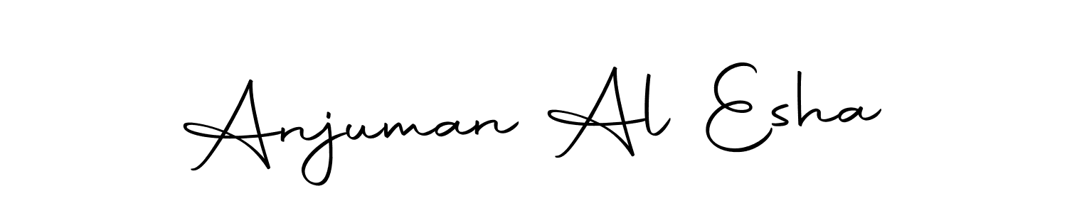 Also we have Anjuman Al Esha name is the best signature style. Create professional handwritten signature collection using Autography-DOLnW autograph style. Anjuman Al Esha signature style 10 images and pictures png
