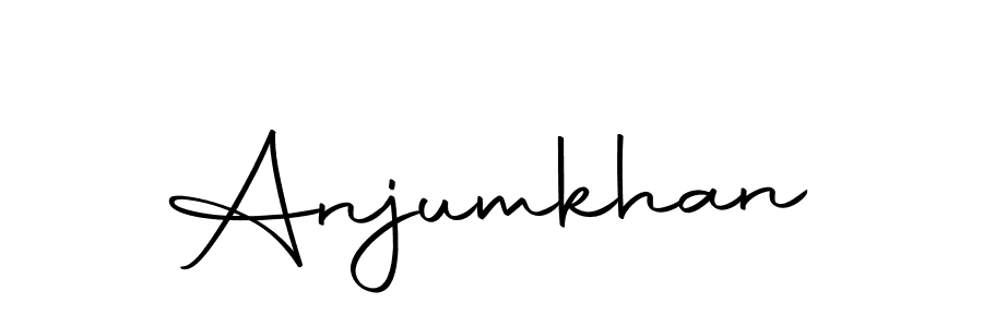 Design your own signature with our free online signature maker. With this signature software, you can create a handwritten (Autography-DOLnW) signature for name Anjumkhan. Anjumkhan signature style 10 images and pictures png