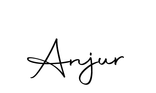 if you are searching for the best signature style for your name Anjur. so please give up your signature search. here we have designed multiple signature styles  using Autography-DOLnW. Anjur signature style 10 images and pictures png