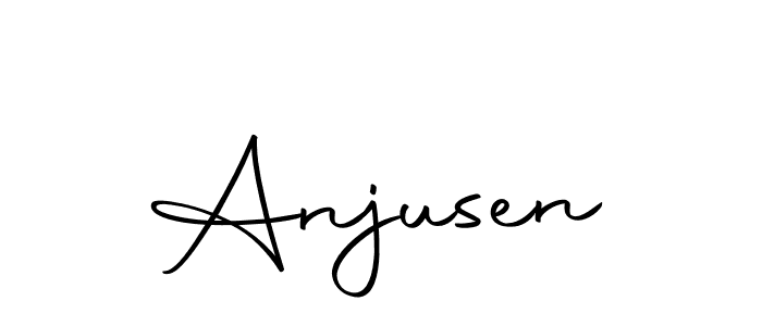 How to make Anjusen signature? Autography-DOLnW is a professional autograph style. Create handwritten signature for Anjusen name. Anjusen signature style 10 images and pictures png