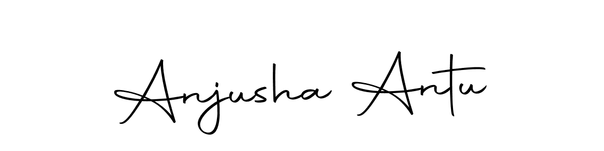Make a beautiful signature design for name Anjusha Antu. Use this online signature maker to create a handwritten signature for free. Anjusha Antu signature style 10 images and pictures png
