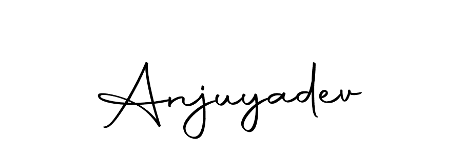 It looks lik you need a new signature style for name Anjuyadev. Design unique handwritten (Autography-DOLnW) signature with our free signature maker in just a few clicks. Anjuyadev signature style 10 images and pictures png