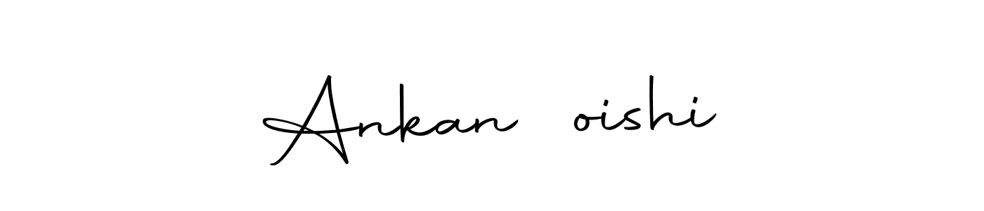 The best way (Autography-DOLnW) to make a short signature is to pick only two or three words in your name. The name Ankan ❤oishi include a total of six letters. For converting this name. Ankan ❤oishi signature style 10 images and pictures png