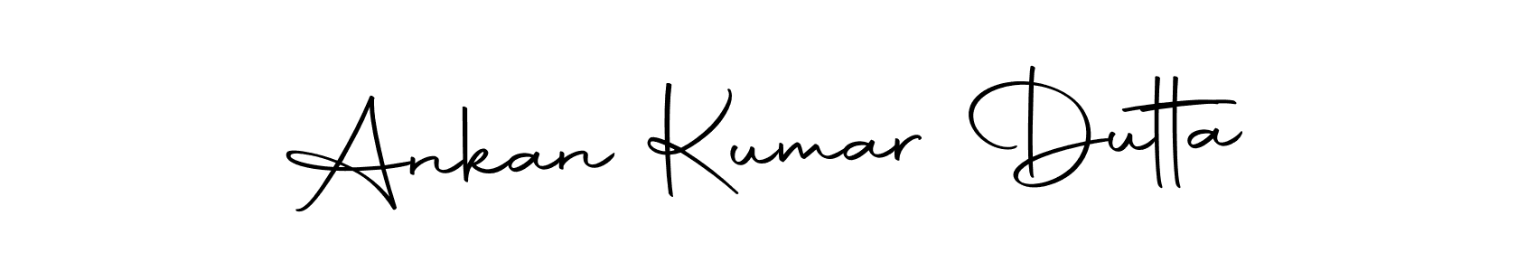 How to make Ankan Kumar Dutta name signature. Use Autography-DOLnW style for creating short signs online. This is the latest handwritten sign. Ankan Kumar Dutta signature style 10 images and pictures png