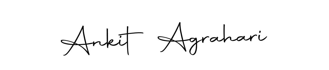 The best way (Autography-DOLnW) to make a short signature is to pick only two or three words in your name. The name Ankit Agrahari include a total of six letters. For converting this name. Ankit Agrahari signature style 10 images and pictures png
