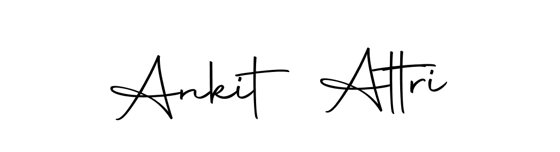 Design your own signature with our free online signature maker. With this signature software, you can create a handwritten (Autography-DOLnW) signature for name Ankit Attri. Ankit Attri signature style 10 images and pictures png