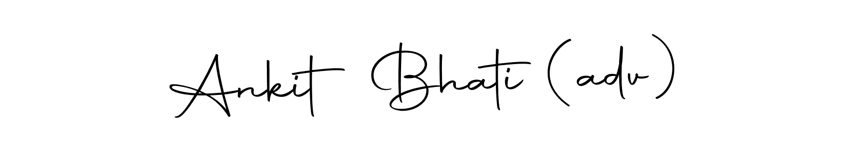 Use a signature maker to create a handwritten signature online. With this signature software, you can design (Autography-DOLnW) your own signature for name Ankit Bhati (adv). Ankit Bhati (adv) signature style 10 images and pictures png