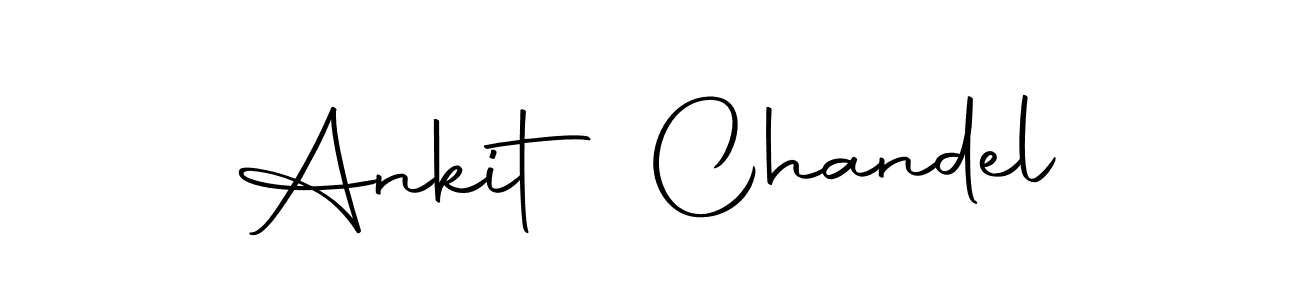 How to make Ankit Chandel name signature. Use Autography-DOLnW style for creating short signs online. This is the latest handwritten sign. Ankit Chandel signature style 10 images and pictures png