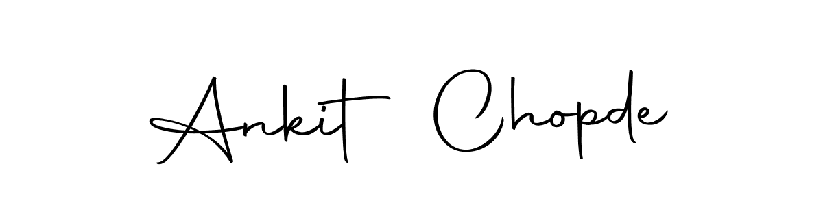 Ankit Chopde stylish signature style. Best Handwritten Sign (Autography-DOLnW) for my name. Handwritten Signature Collection Ideas for my name Ankit Chopde. Ankit Chopde signature style 10 images and pictures png