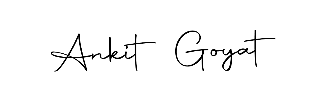 Create a beautiful signature design for name Ankit Goyat. With this signature (Autography-DOLnW) fonts, you can make a handwritten signature for free. Ankit Goyat signature style 10 images and pictures png